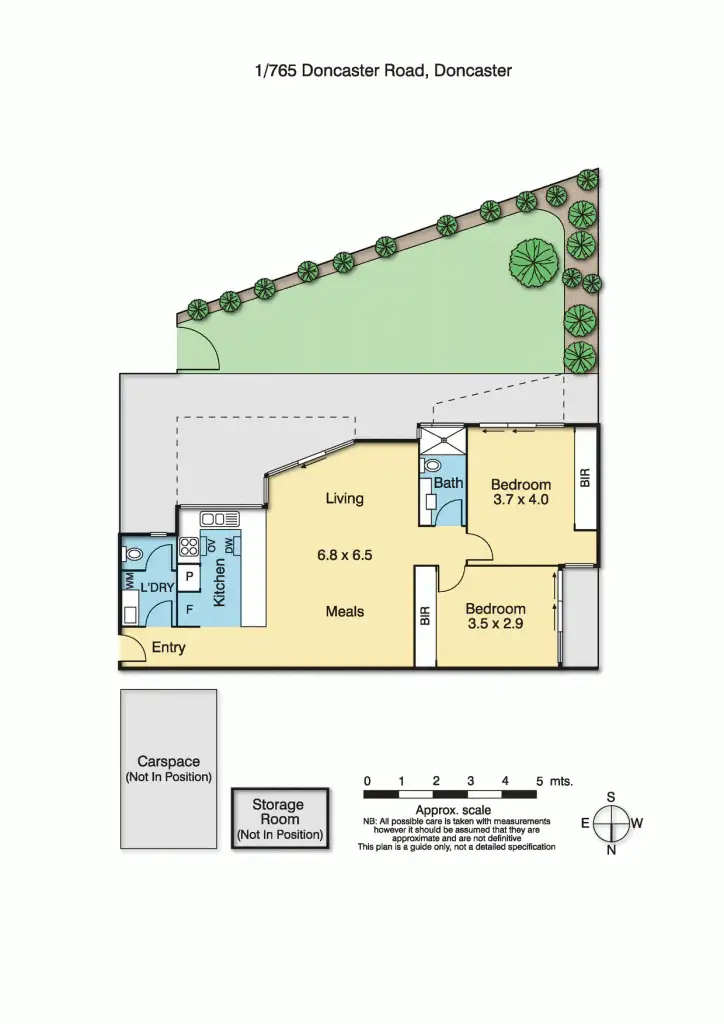 Floorplan of Homely apartment listing, 1/765 Doncaster Road, Doncaster VIC 3108