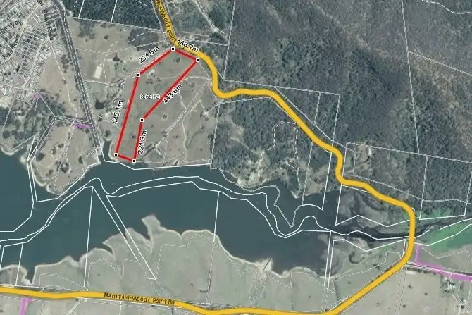 Floorplan of Homely land listing, 2096 Mansfield Woods Point Road, Macs Cove VIC 3723