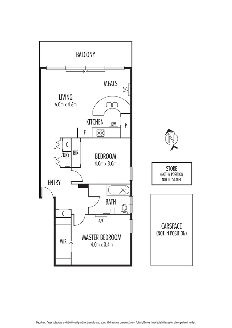 Floorplan of Homely apartment listing, 6/120 Murray Street, Caulfield VIC 3162