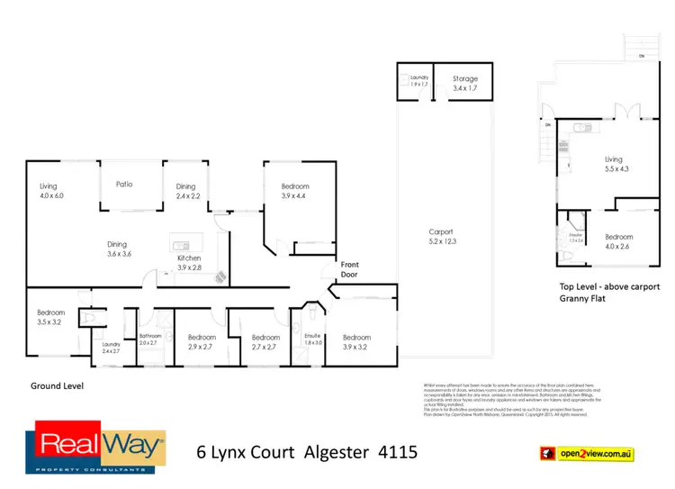 Floorplan of Homely house listing, 6 Lynx Court, Algester QLD 4115