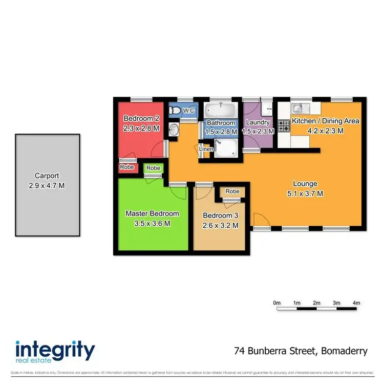 Floorplan of Homely house listing, 74 Bunberra Street, Bomaderry NSW 2541