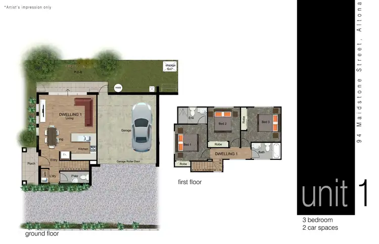 Floorplan of Homely house listing, 2/94 Maidstone Street, Altona VIC 3018