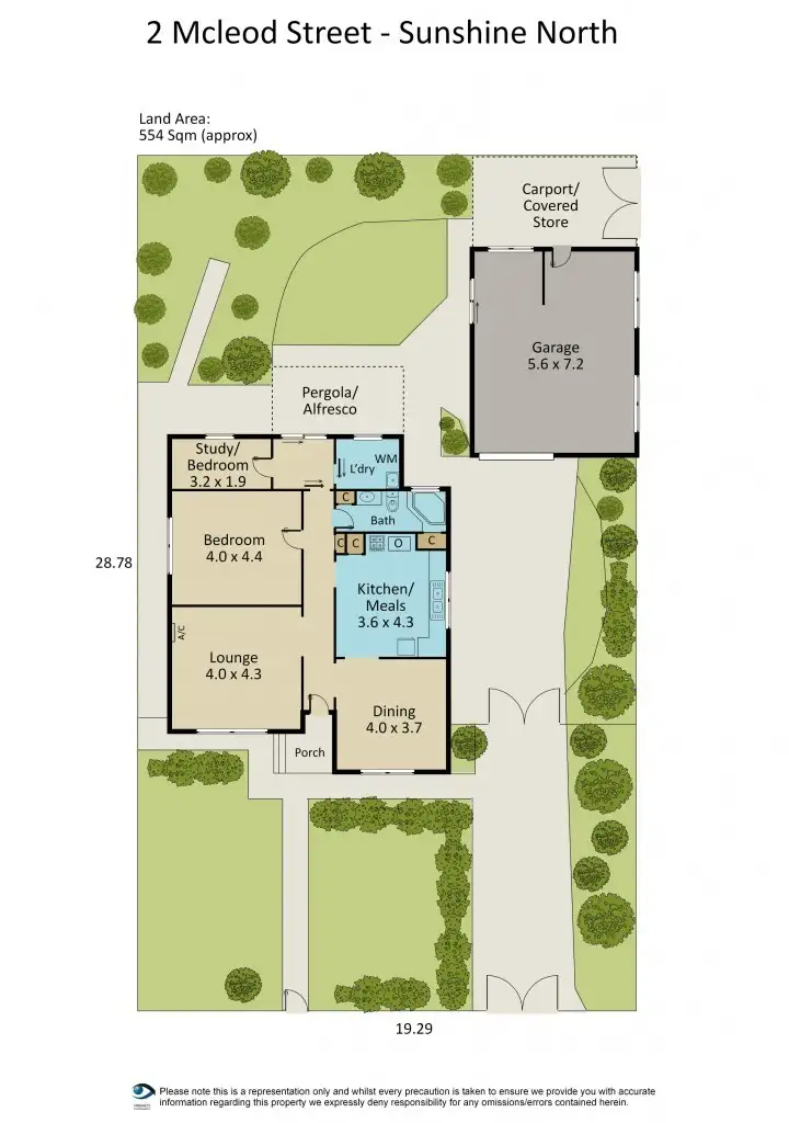 Floorplan of Homely house listing, 2 McLeod Street, Sunshine North VIC 3020