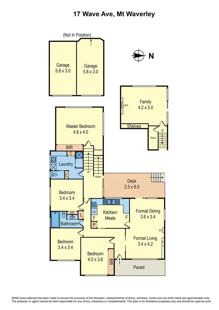 Floorplan of Homely house listing, 17 Wave Avenue, Mount Waverley VIC 3149