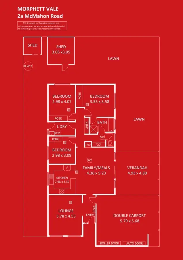 Floorplan of Homely house listing, 2A McMahon Road, Morphett Vale SA 5162
