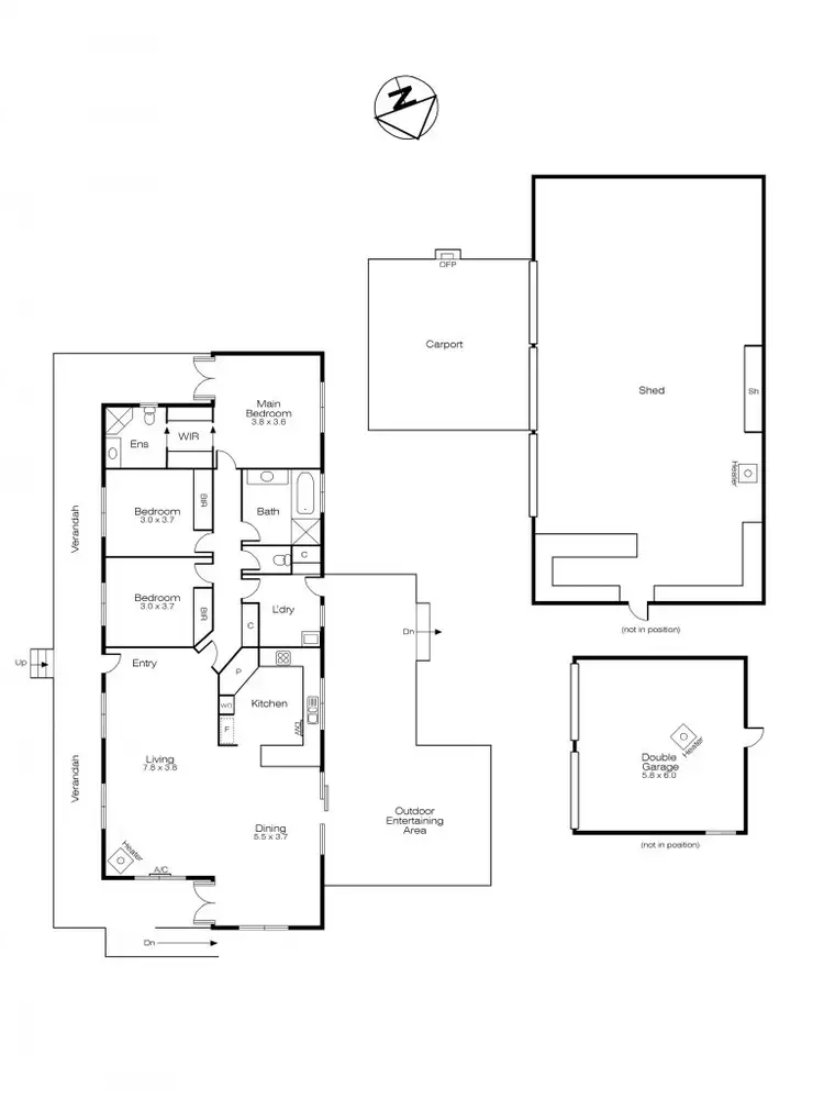 Floorplan of Homely house listing, 3705 Colac Road, Enfield VIC 3352