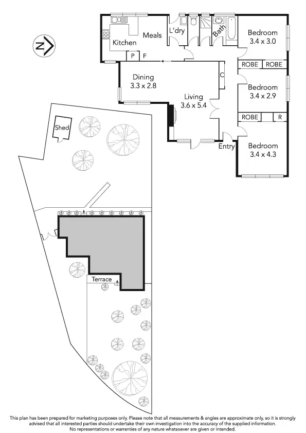 Floorplan of Homely house listing, 6 Essington Court, Mulgrave VIC 3170