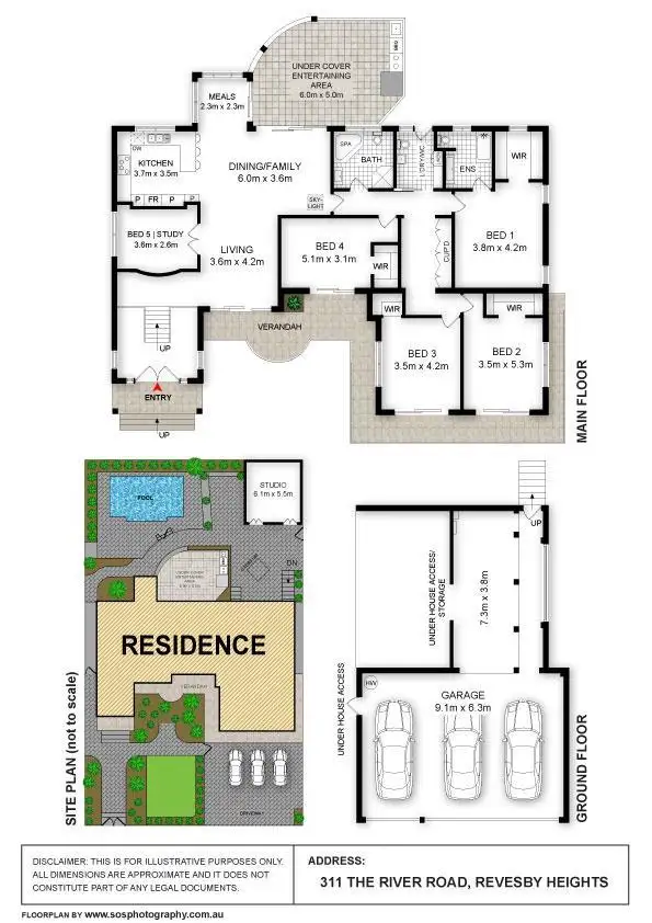 Floorplan of Homely house listing, 311 The River Road, Revesby Heights NSW 2212