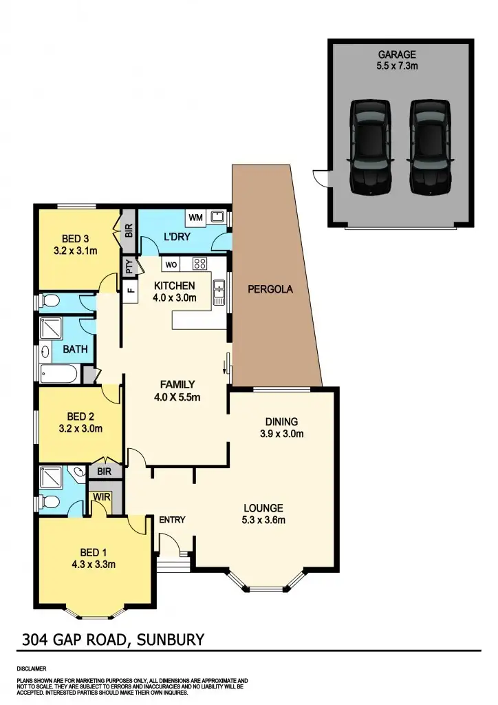 Floorplan of Homely house listing, 304 Gap Road, Sunbury VIC 3429