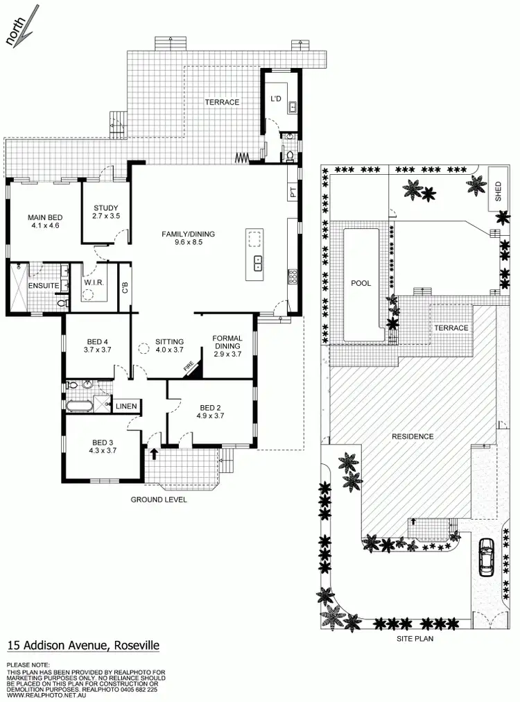 Floorplan of Homely house listing, 15 Addison Avenue, Roseville NSW 2069
