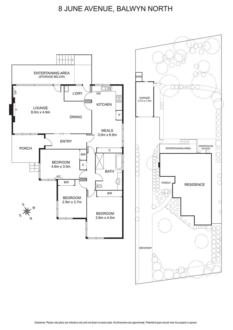 Floorplan of Homely house listing, 8 June Avenue, Balwyn North VIC 3104