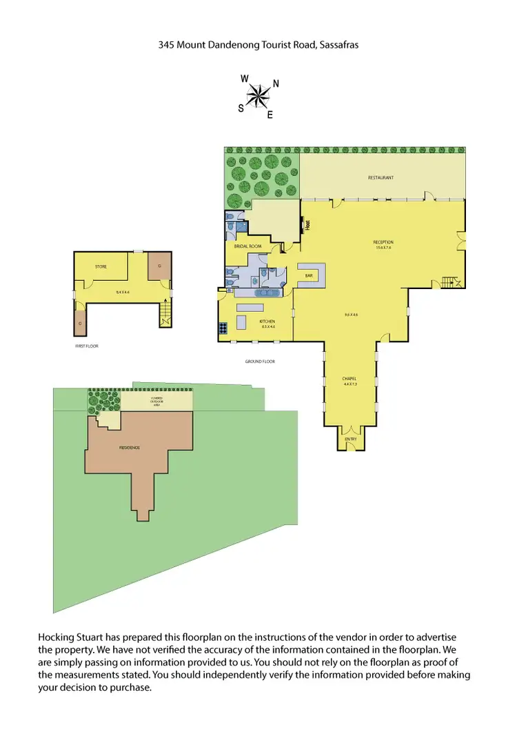Floorplan of Homely house listing, 345 Mount Dandenong Tourist Road, Sassafras VIC 3787