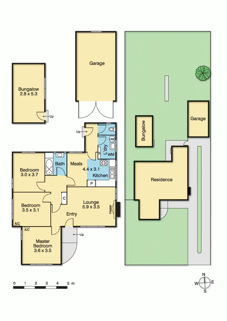 Floorplan of Homely house listing, 14 Mary Avenue, Heidelberg Heights VIC 3081