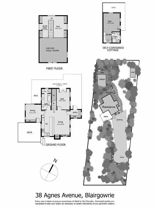 Floorplan of Homely house listing, 38 Agnes Avenue, Blairgowrie VIC 3942