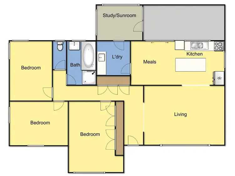 Floorplan of Homely house listing, 9 Staverly Road, Herne Hill VIC 3218