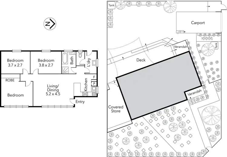Floorplan of Homely house listing, 151B Albert Street, Preston VIC 3072