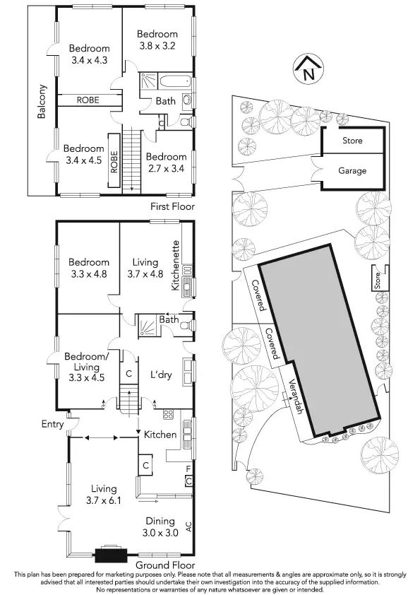 Floorplan of Homely house listing, 123 Esplanade, Altona VIC 3018