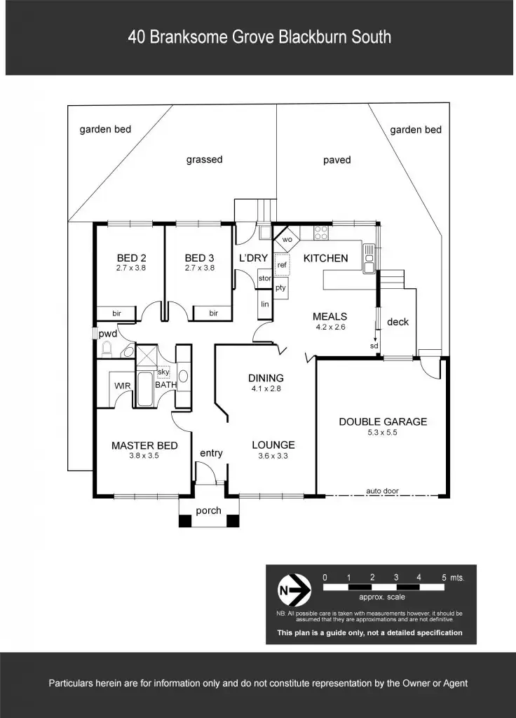 Floorplan of Homely house listing, 40 Branksome Grove, Blackburn South VIC 3130