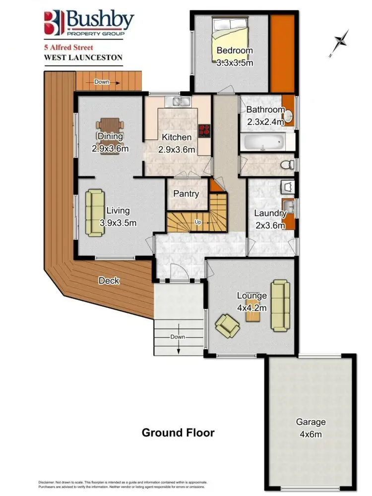 Floorplan of Homely house listing, 5 Alfred Street, West Launceston TAS 7250
