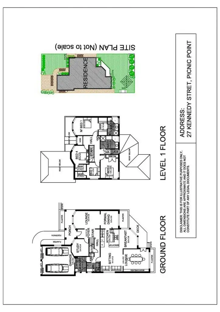 Floorplan of Homely house listing, 27 Kennedy Street, Picnic Point NSW 2213