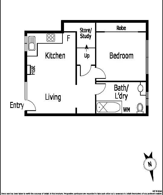 Floorplan of Homely apartment listing, 3/49 Gourlay Street, St Kilda East VIC 3183