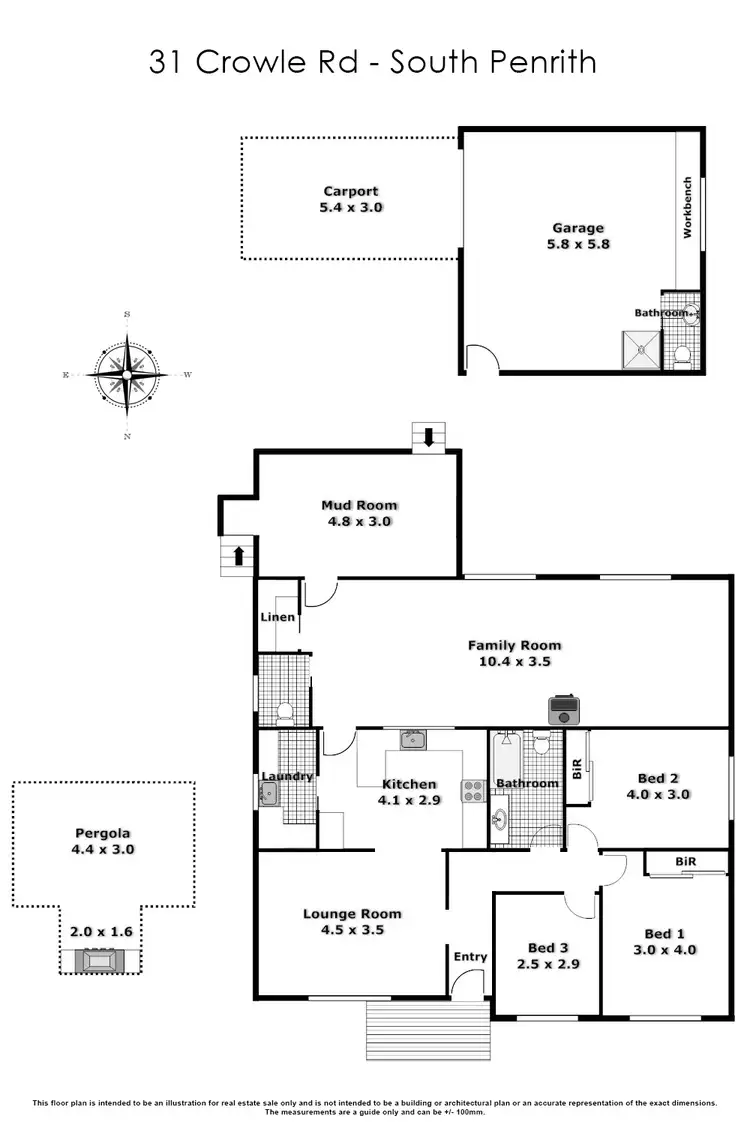 Floorplan of Homely house listing, 31 Crowle Road, South Penrith NSW 2750
