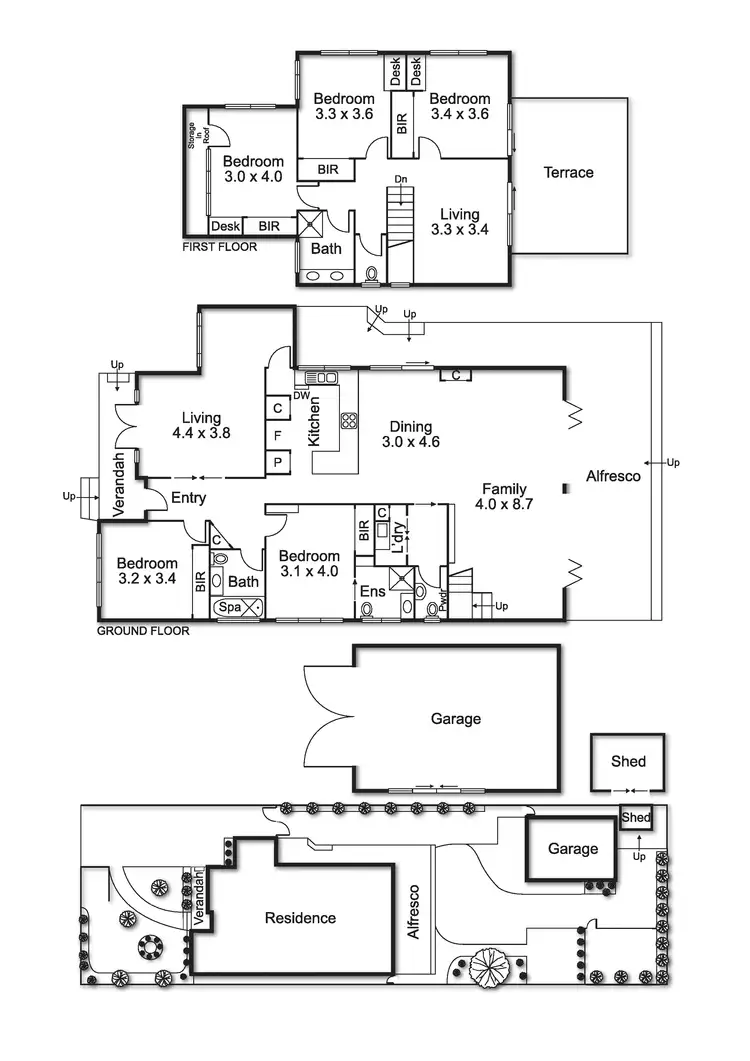 Floorplan of Homely house listing, 114 Marlborough Street, Bentleigh East VIC 3165