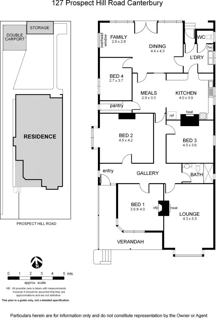 Floorplan of Homely house listing, 127 Prospect Hill Road, Canterbury VIC 3126