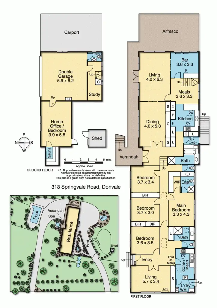 Floorplan of Homely house listing, 313 Springvale Road, Donvale VIC 3111