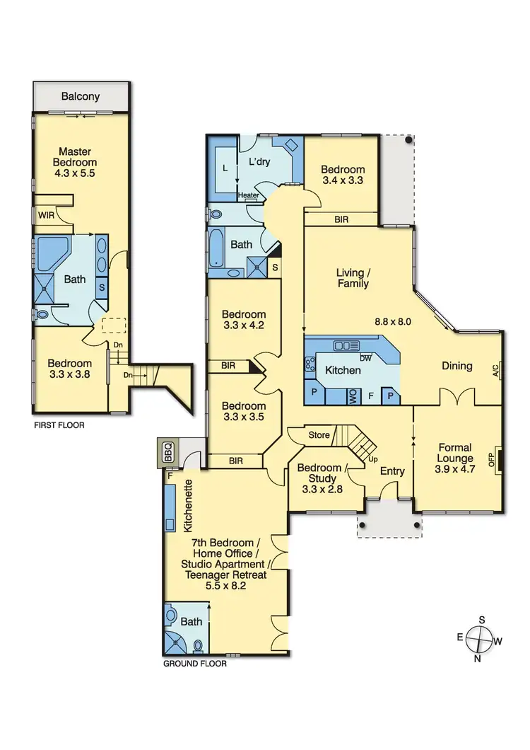Floorplan of Homely house listing, 16 John Rowell Lane, Mornington VIC 3931