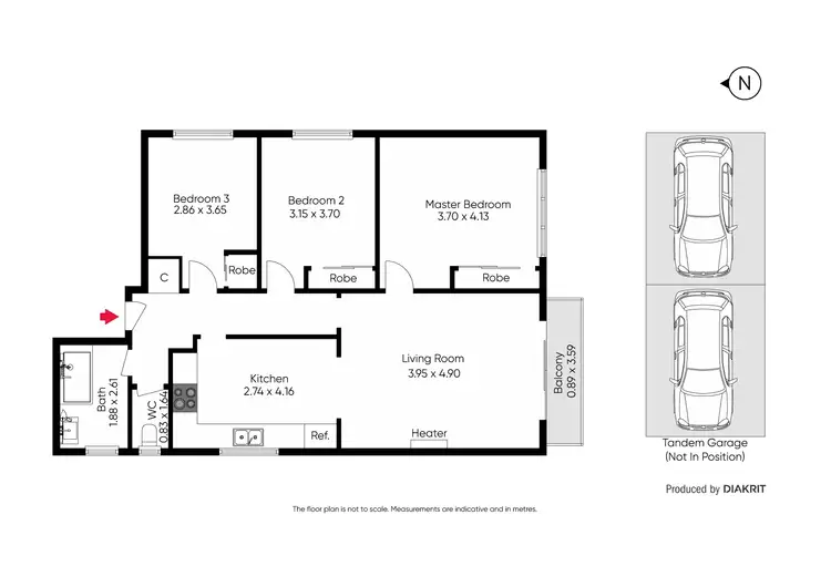 Floorplan of Homely apartment listing, 5/224 Alma Road, St Kilda East VIC 3183