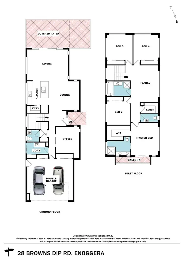 Floorplan of Homely house listing, 28 Browns Dip, Enoggera QLD 4051