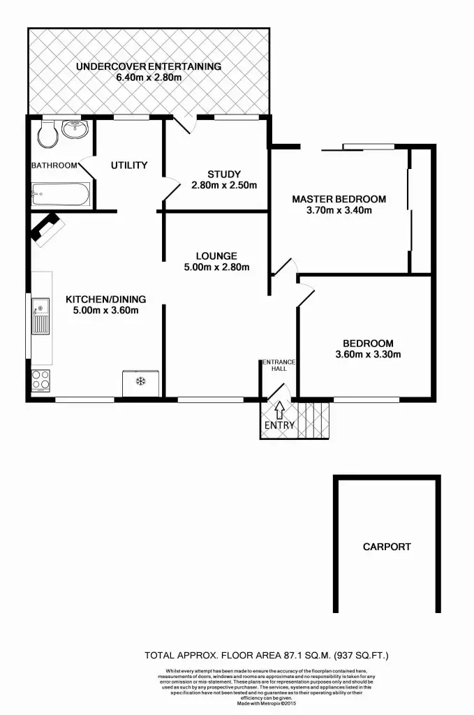 Floorplan of Homely house listing, 18 Beauford Street, Woodford NSW 2778