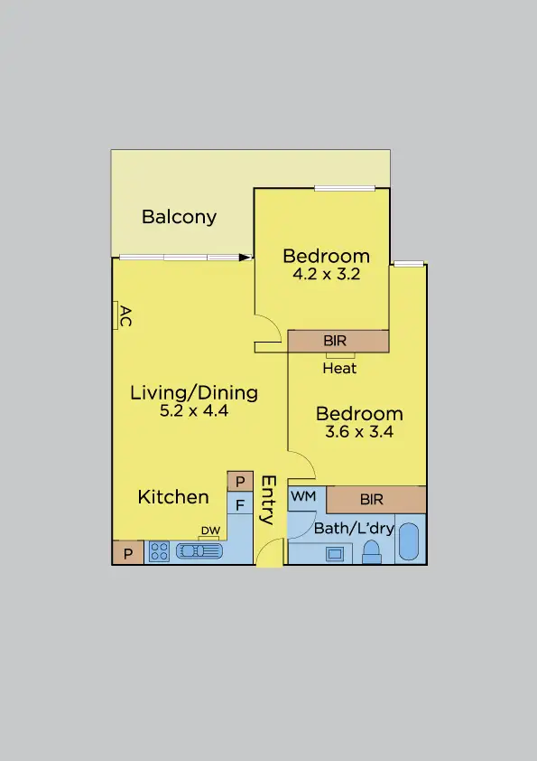 Floorplan of Homely house listing, 47/48 Eucalyptus Drive, Maidstone VIC 3012