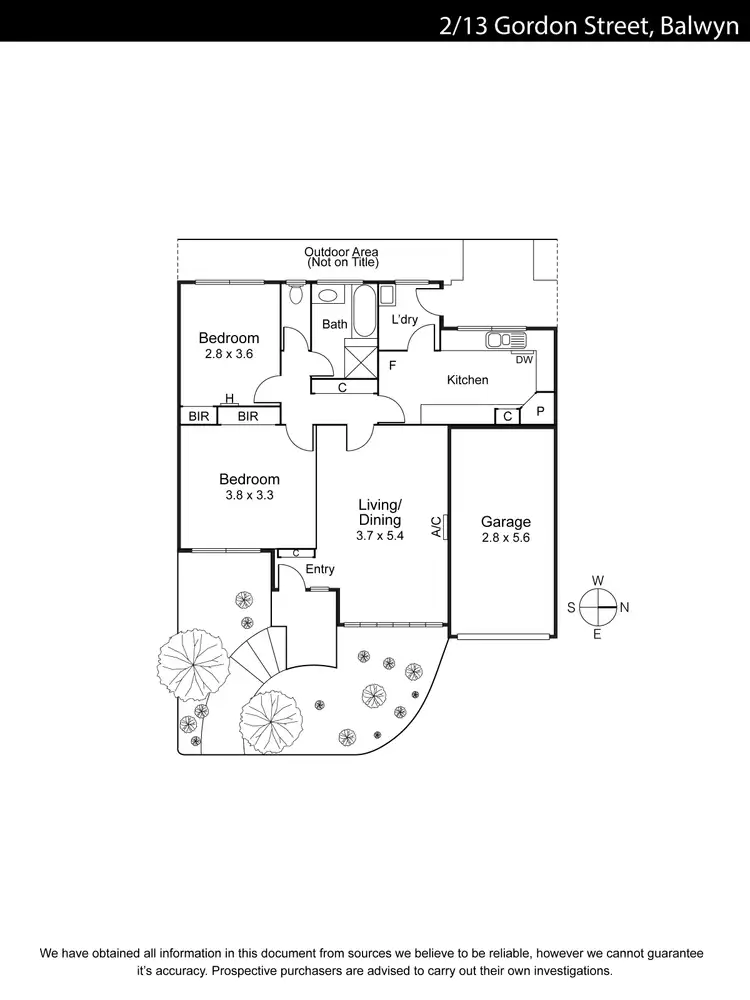 Floorplan of Homely unit listing, 2/13 Gordon Street, Balwyn VIC 3103