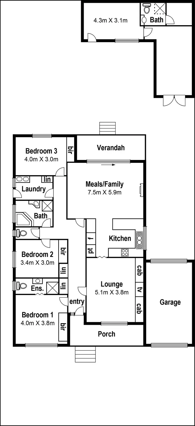 Floorplan of Homely house listing, 7 Findon Road, Epping VIC 3076