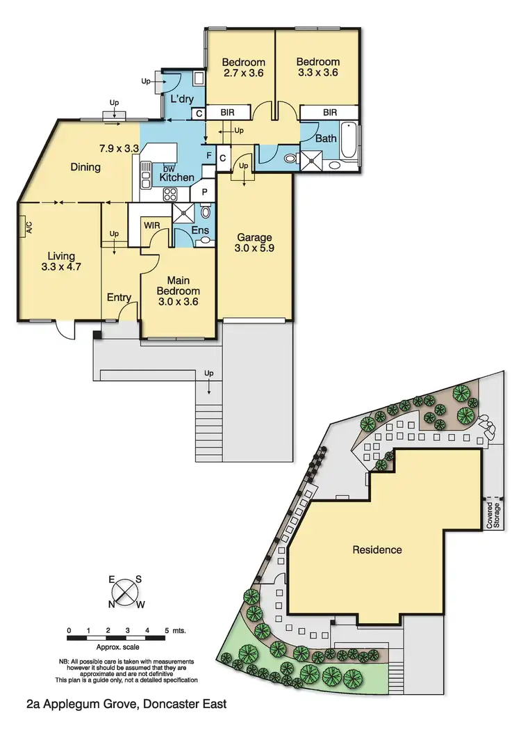 Floorplan of Homely townhouse listing, 2A Applegum Grove, Doncaster East VIC 3109