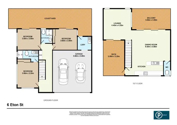 Floorplan of Homely house listing, 6 Eton Street, Bulimba QLD 4171