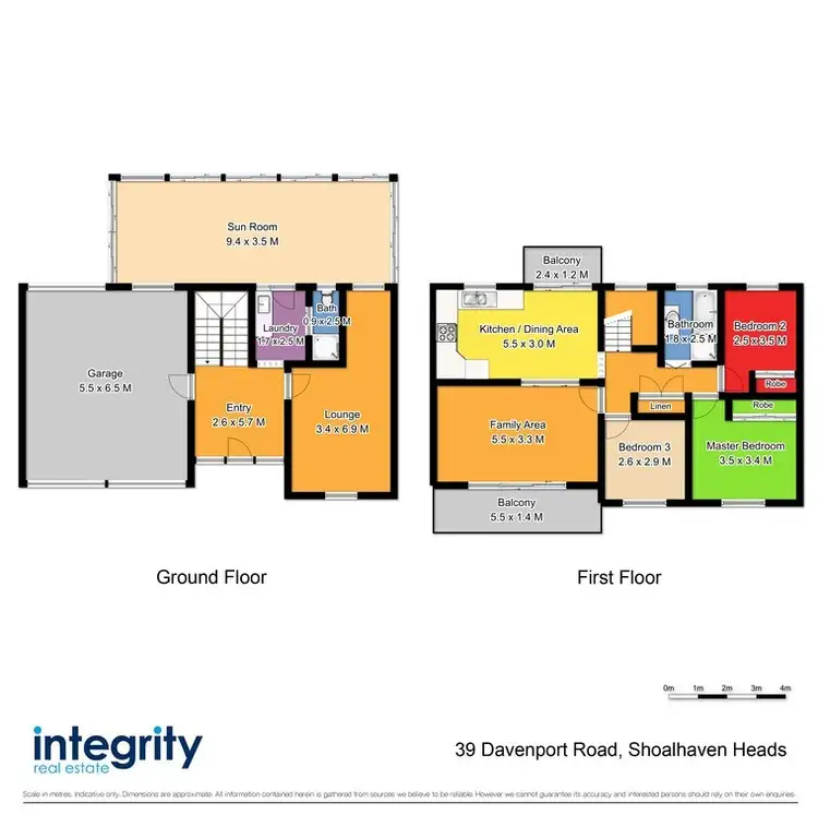 Floorplan of Homely house listing, 39 Davenport Road, Shoalhaven Heads NSW 2535