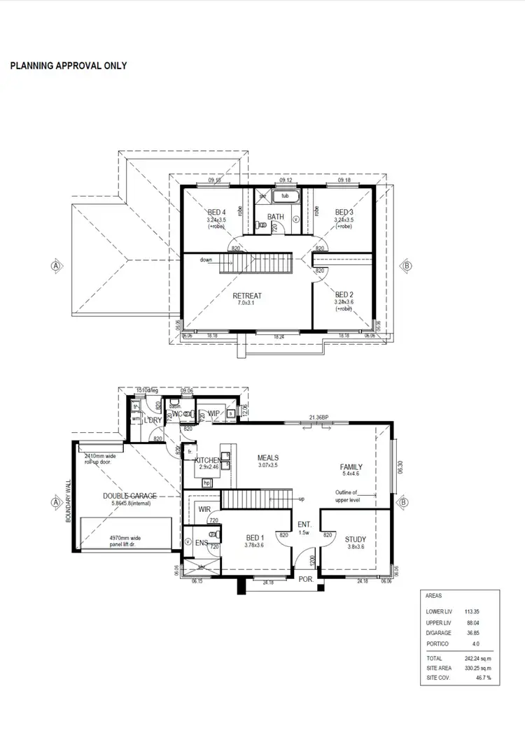 Floorplan of Homely land listing, 11 Glamis Avenue (Corner of Strathmore Avenue), Tranmere SA 5073