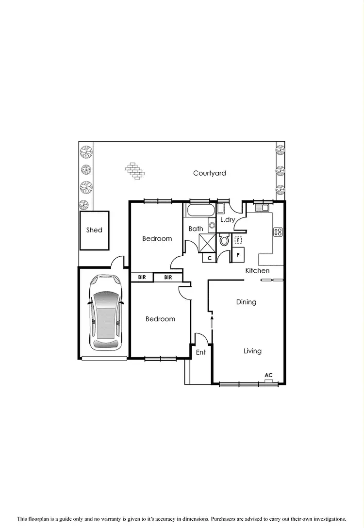 Floorplan of Homely villa listing, 2/52 Fewster Road, Hampton VIC 3188