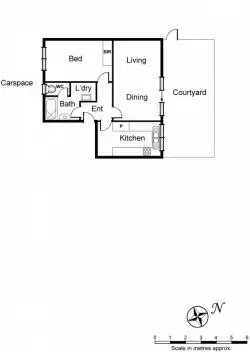 Floorplan of Homely apartment listing, 1/6 Brad Street, Bentleigh East VIC 3165