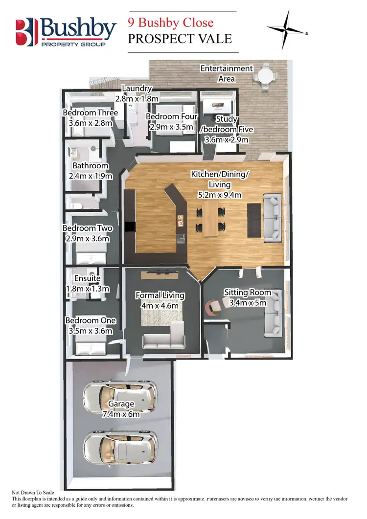 Floorplan of Homely house listing, 9 Bushby Close, Prospect Vale TAS 7250