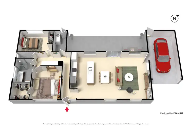 Floorplan of Homely unit listing, 2/8 Hood Street, Frankston VIC 3199