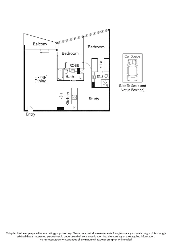 Floorplan of Homely apartment listing, 3101/180 City Road, Southbank VIC 3006