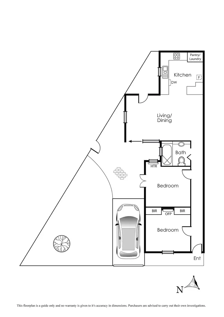 Floorplan of Homely house listing, 1 Herbert Place, Albert Park VIC 3206