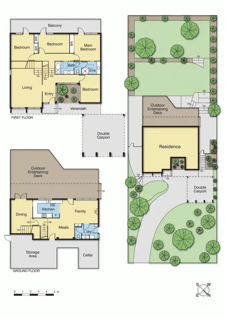 Floorplan of Homely house listing, 5 Barriedale Court, Eltham VIC 3095
