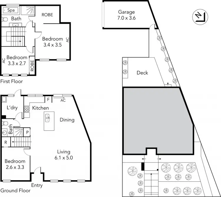 Floorplan of Homely house listing, 2/31 Boldrewood Parade, Reservoir VIC 3073