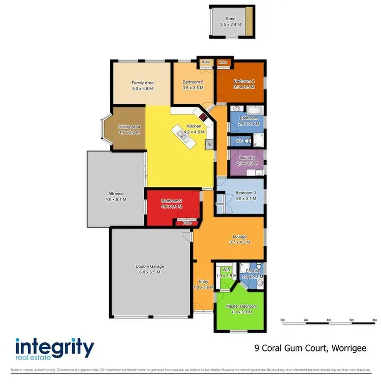 Floorplan of Homely house listing, 9 Coral Gum Court, Worrigee NSW 2540