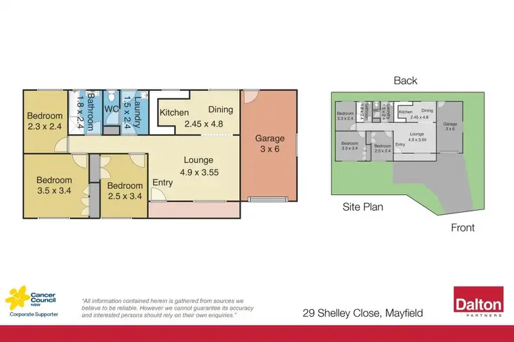 Floorplan of Homely house listing, 29 Shelley Close, Mayfield NSW 2304